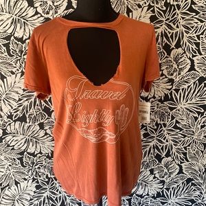 Distressed PST shirt - brand new